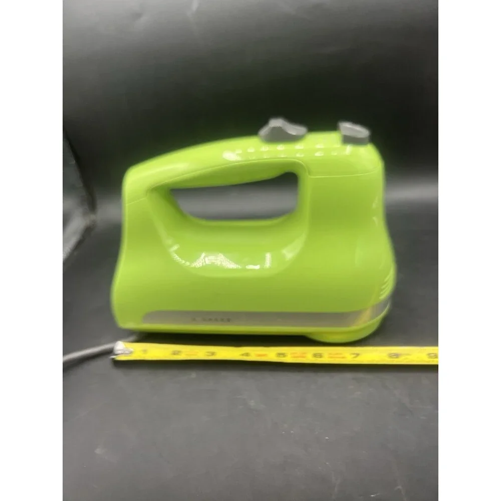 KitchenAid KHM512GA Ultra Power 5 Speed Hand Mixer Green Tested w/ Beaters